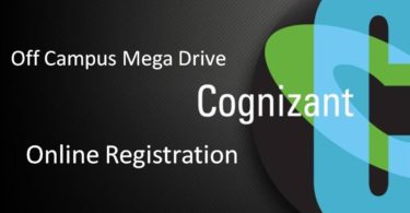 Cognizant Off Campus Drive For Freshers Online Registration