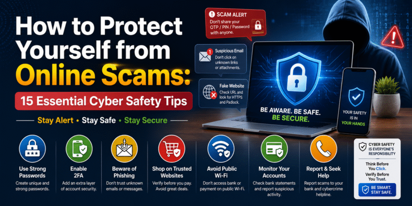 How to Protect Yourself from Online Scams: 15 Essential Cyber Safety Tips